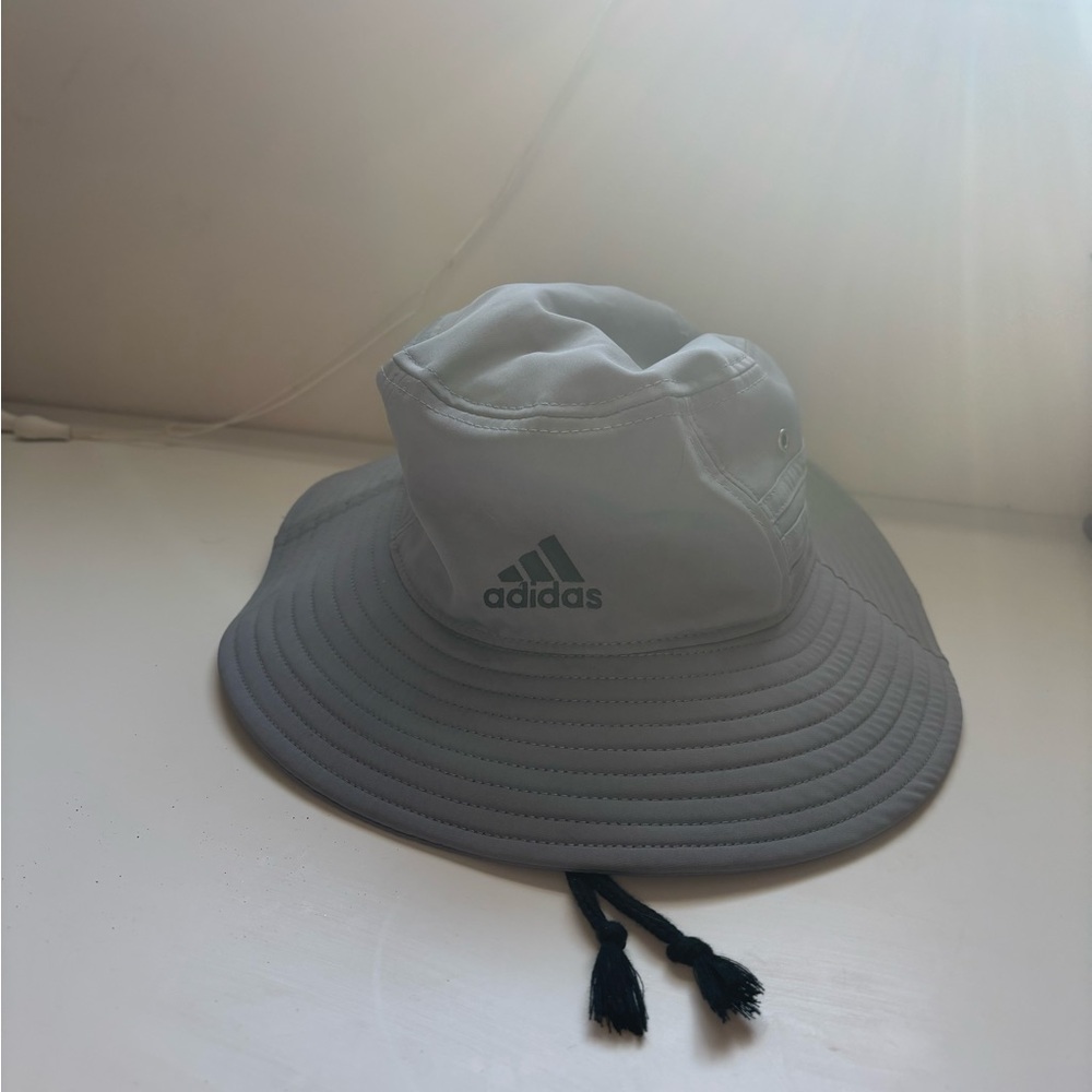 Adidas Light Gray Bucket Hat